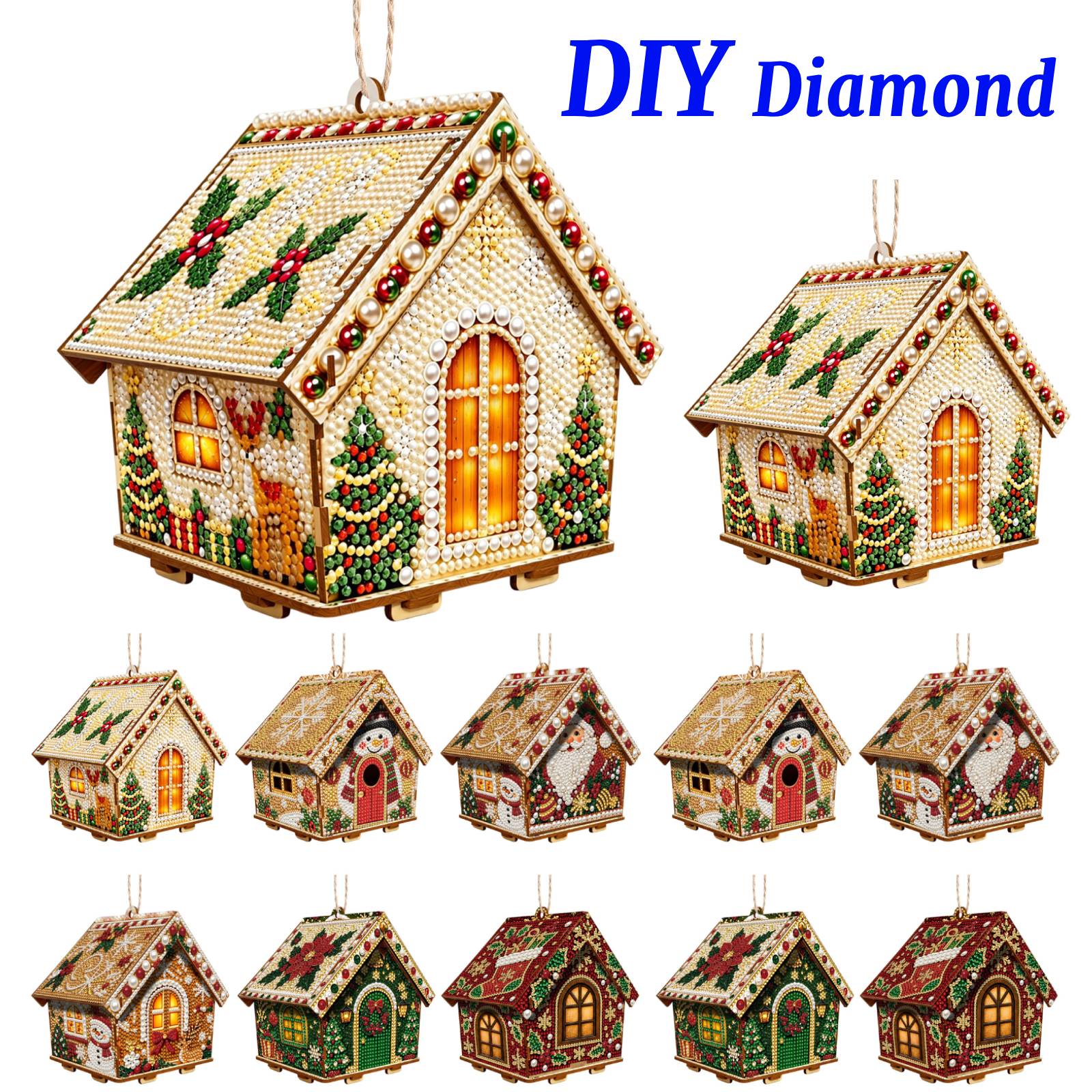Resin Craft Kit - Kit Lukisan Titik Berlian Dekorasi Gantung