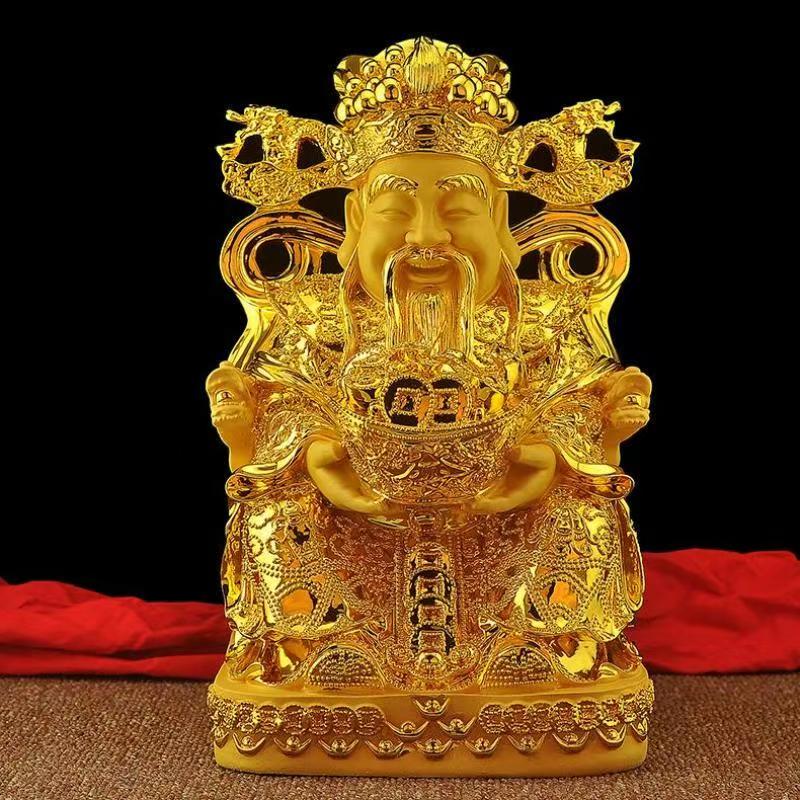Resin Crafts - Patung Resin Feng Shui Dewa Kekayaan