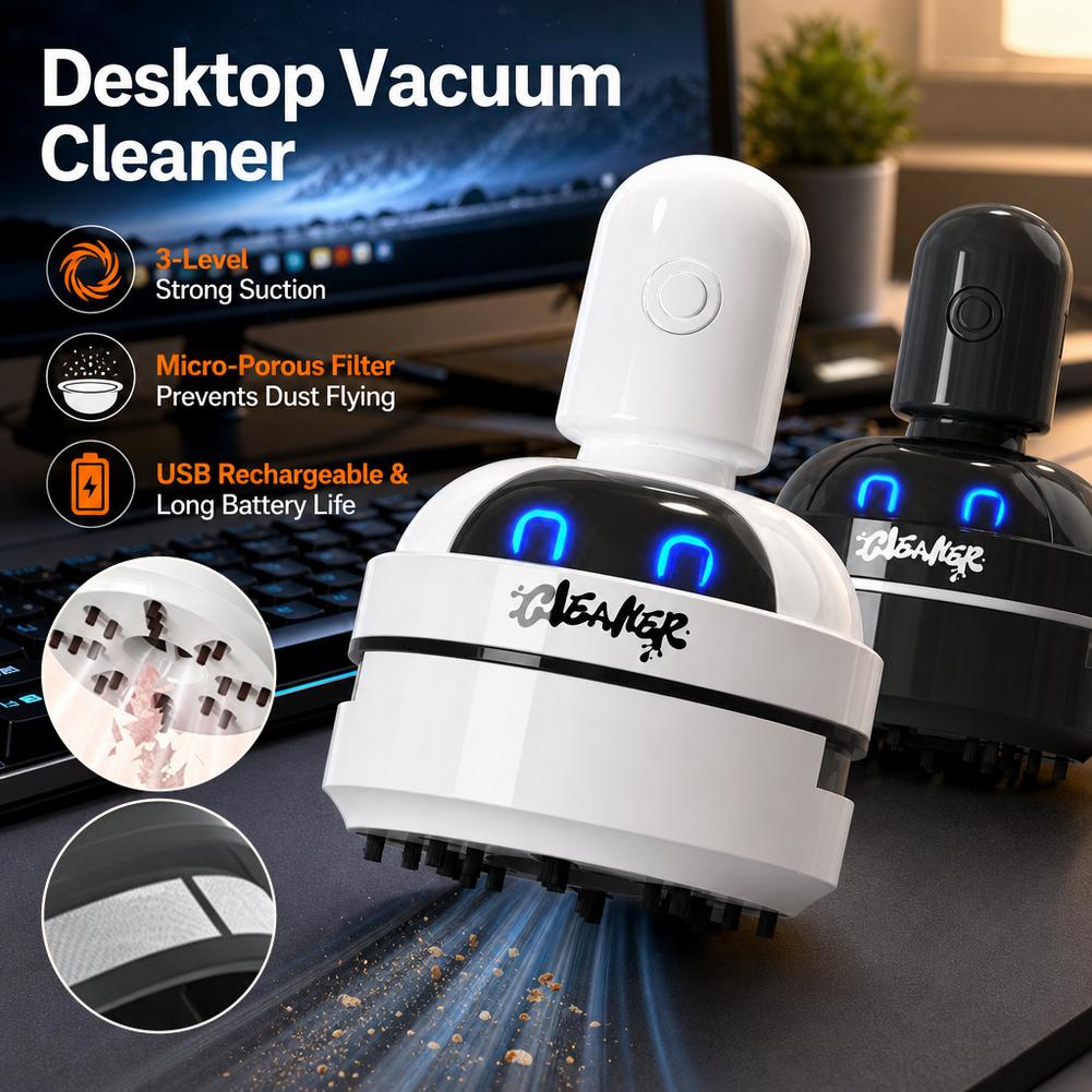 Vacuum Chamber Small - Penyedot Debu Mini Desktop Isi Ulang,
