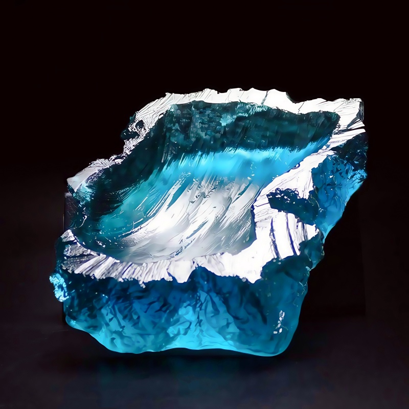 Resin Ocean Wave Mold - Cetakan Silikon Resin Epoksi Desain Gelombang