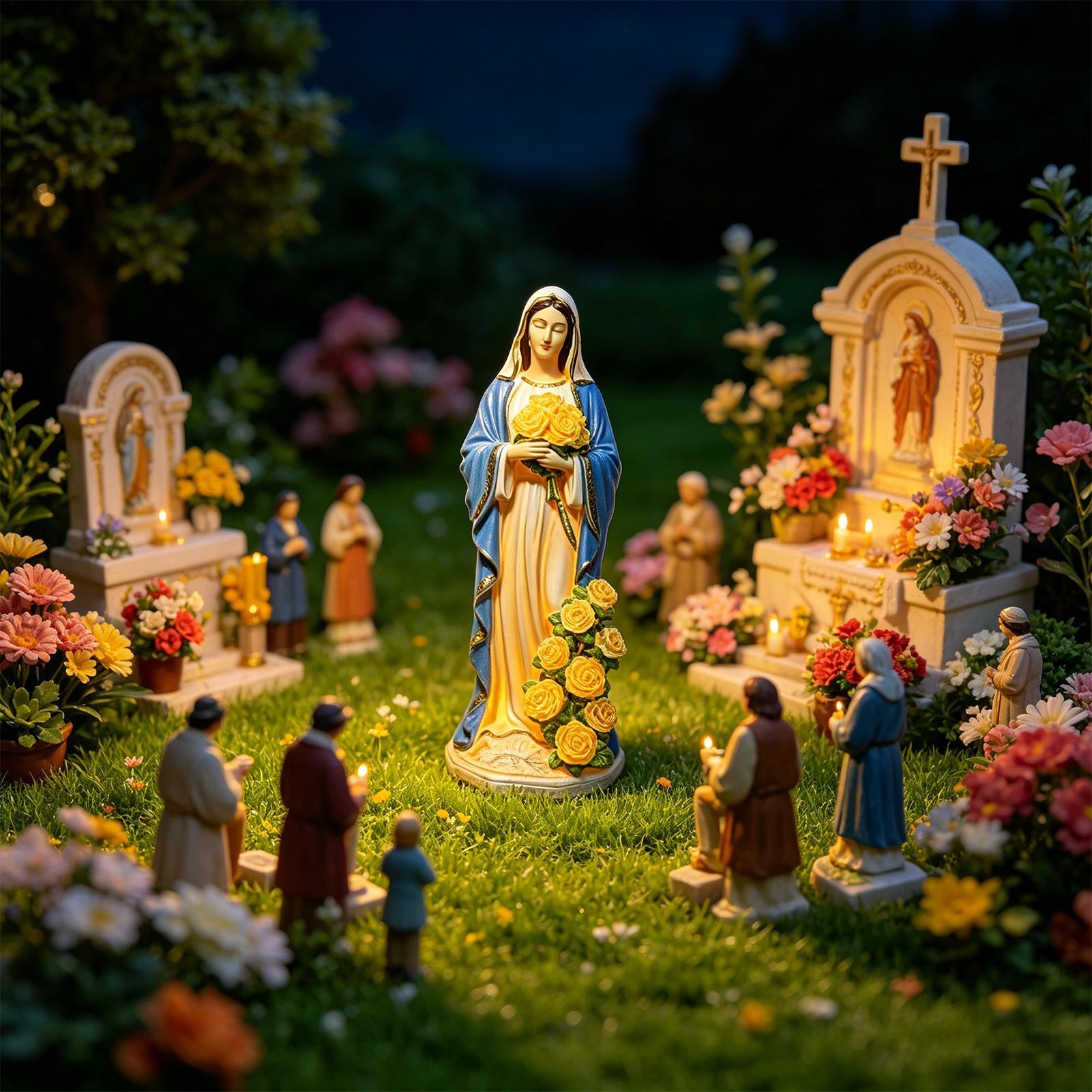 Patung Bunda Maria Tenaga Sury - Resin Crafts ulasan dan harga