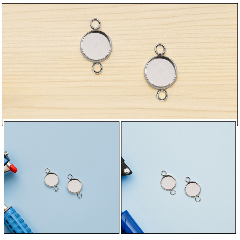 20 buah, bingkai perhiasan baj - Bezels Set Pendant ulasan dan harga