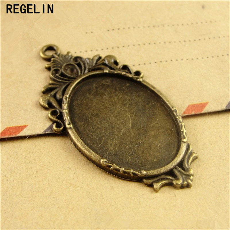 Regelin Perunggu Antik Liontin - Bezels Set Pendant ulasan dan harga