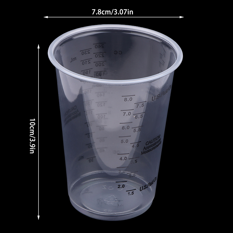 10 Buah Gelas Ukur Plastik Sek - Mixing Cup Silicone ulasan dan harga
